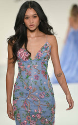 Sherri Hill 57670 Periwinkle-Print