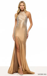Sherri Hill 57674 Nude/Silver