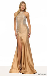 Sherri Hill 57674 Nude/Silver