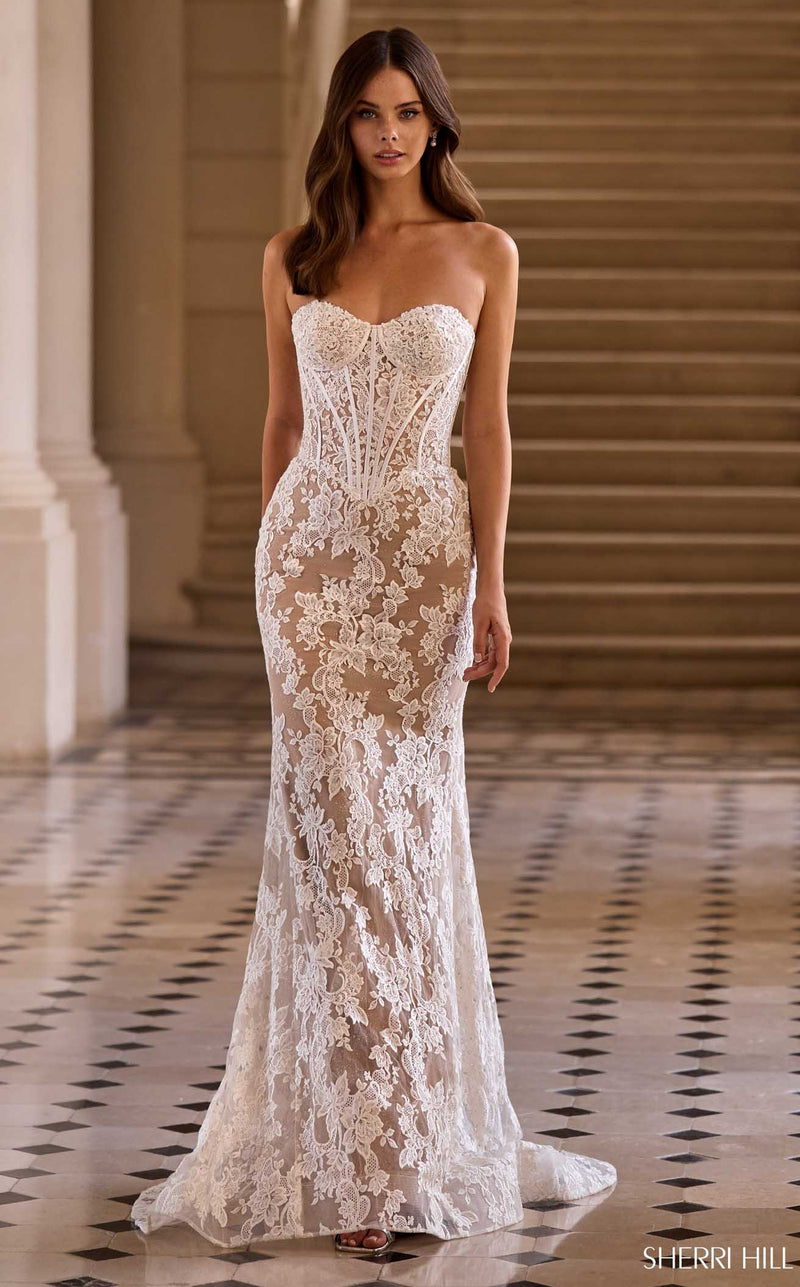 Sherri Hill 57685 Ivory/Nude