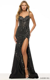 Sherri Hill 57688 Silver