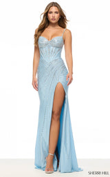 Sherri Hill 57701 Light Blue