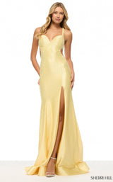 Sherri Hill 57708 Light Yellow