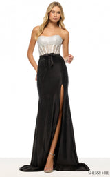 Sherri Hill 57709 Black/Silver
