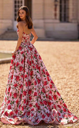 Sherri Hill 57723 Pink Print