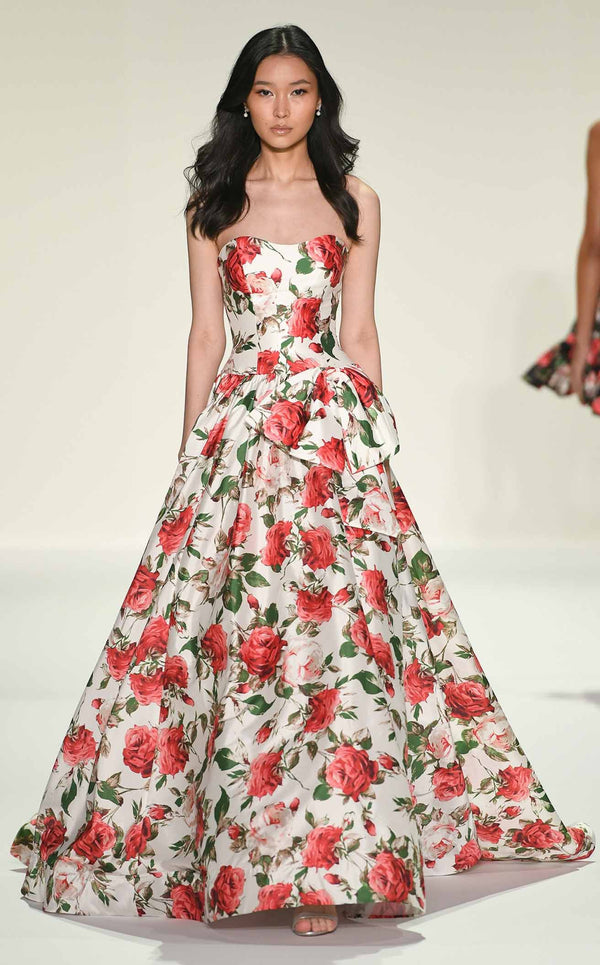 Sherri Hill 57724 Ivory Print