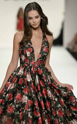 Sherri Hill 57726 Black Print