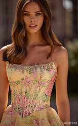 Sherri Hill 57727 Light-Yellow-Print