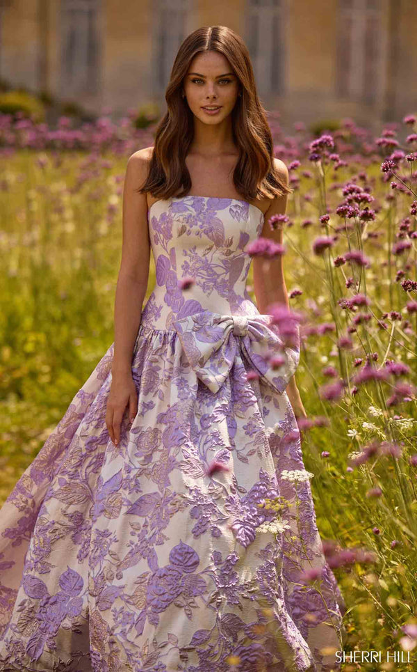 Sherri Hill 57730 Ivory/Lilac