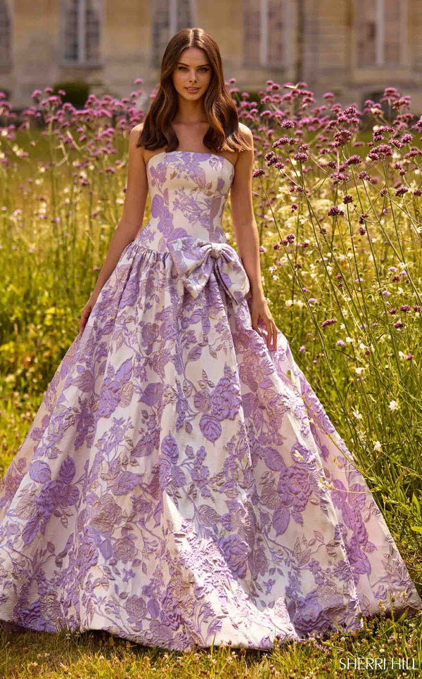 Sherri Hill 57730 Ivory/Lilac
