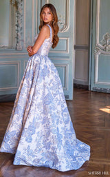 Sherri Hill 57731 Ivory/Light Blue