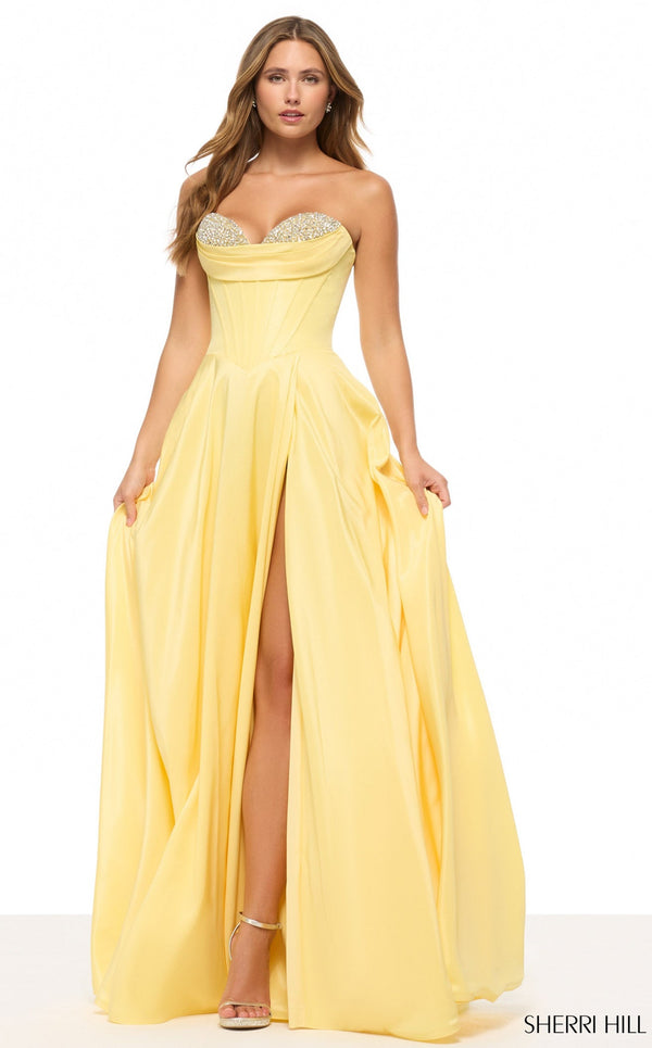Sherri Hill 57747 Yellow
