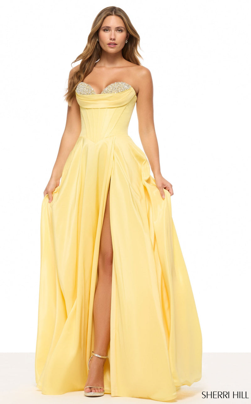 Sherri Hill 57747 Yellow