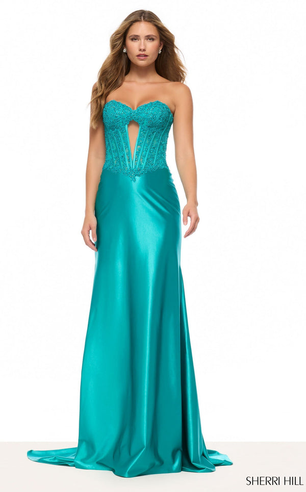 Sherri Hill 57749 Teal