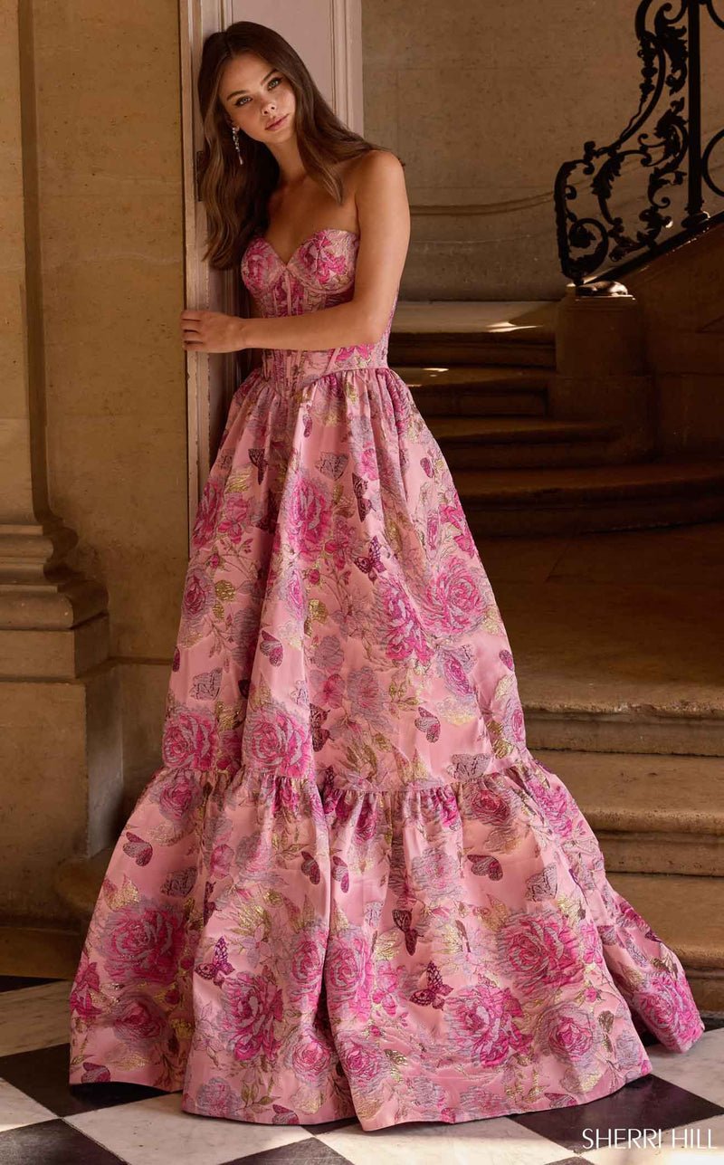 Sherri Hill 57754 Pink/Red