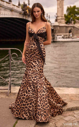 Sherri Hill 57767 Cheetah Print