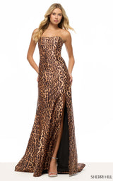 Sherri Hill 57774 Cheetah Print