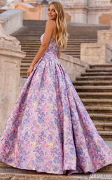 Sherri Hill 57781 Lilac Print