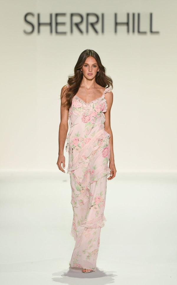 Sherri Hill 57782 Blush Print