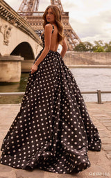 Sherri Hill 57787 Black/White Print