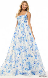 Sherri Hill 57789 Ivory-Blue-Print