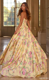 Sherri Hill 57797 Light-Yellow-Print
