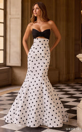 Sherri Hill 57800 Black/Ivory