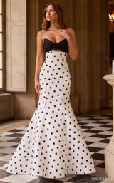 Sherri Hill 57800 Black/Ivory