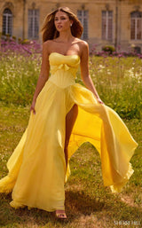 Sherri Hill 57810 Light Yellow