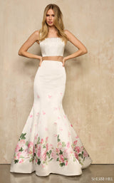Sherri Hill 57815 Ivory Print
