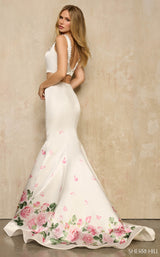 Sherri Hill 57815 Ivory Print