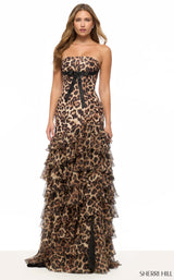 Sherri Hill 57825 Animal Print