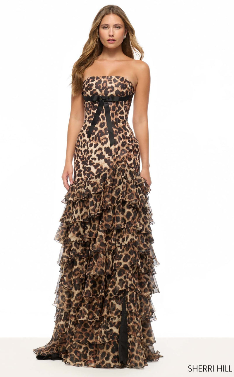 Sherri Hill 57825 Animal Print