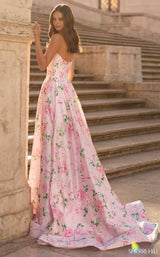 Sherri Hill 57830 Pink Print