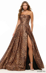 Sherri Hill 57831 Cheetah Print