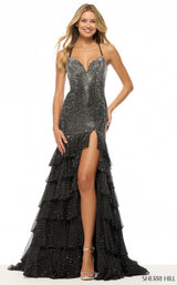 Sherri Hill 57832 Black/Silver