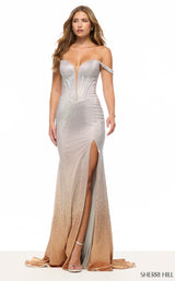 Sherri Hill 57847 Wine/Blue Ombre