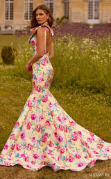 Sherri Hill 57848 Yellow Print