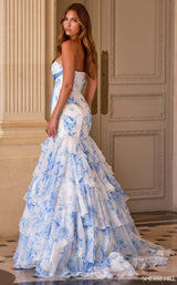 Sherri Hill 57853 Periwinkle-Print