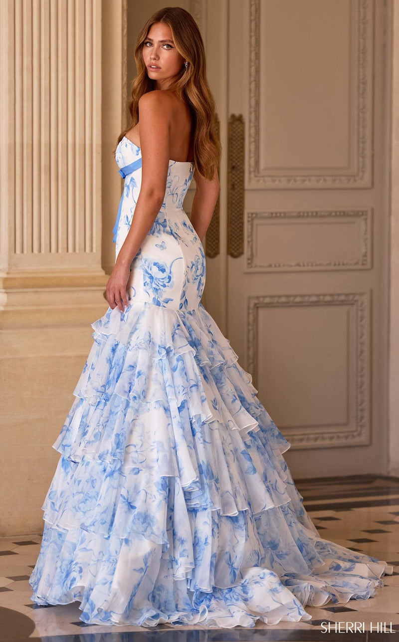 Sherri Hill 57853 Periwinkle-Print