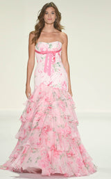 Sherri Hill 57853 Pink/Multi Print