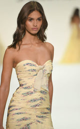 Sherri Hill 57865 Yellow Print