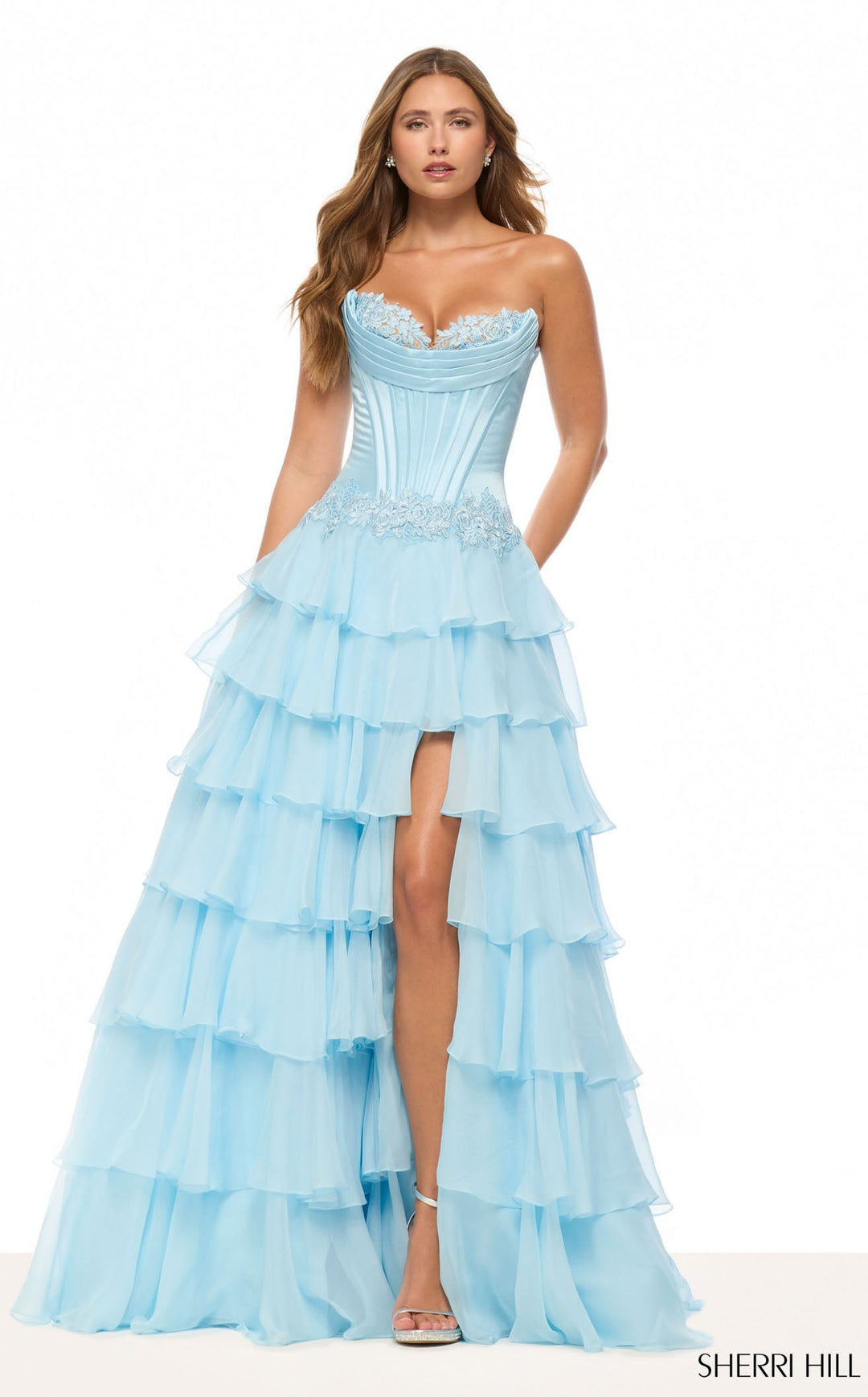 Sherri Hill 57868 Light Blue