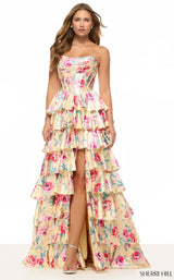 Sherri Hill 57875 Yellow Multi
