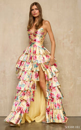 Sherri Hill 57878 Yellow Multi