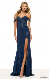 Sherri Hill 57889 Navy
