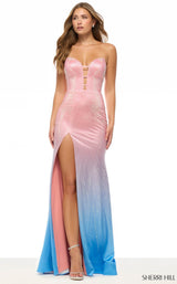 Sherri Hill 57903 Pink/Blue Ombre