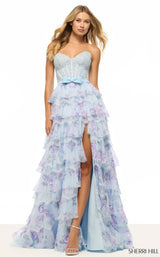 Sherri Hill 57908 Light Blue Multi