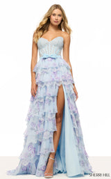 Sherri Hill 57908 Light Blue Multi