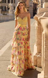Sherri Hill 57909 Yellow Multi